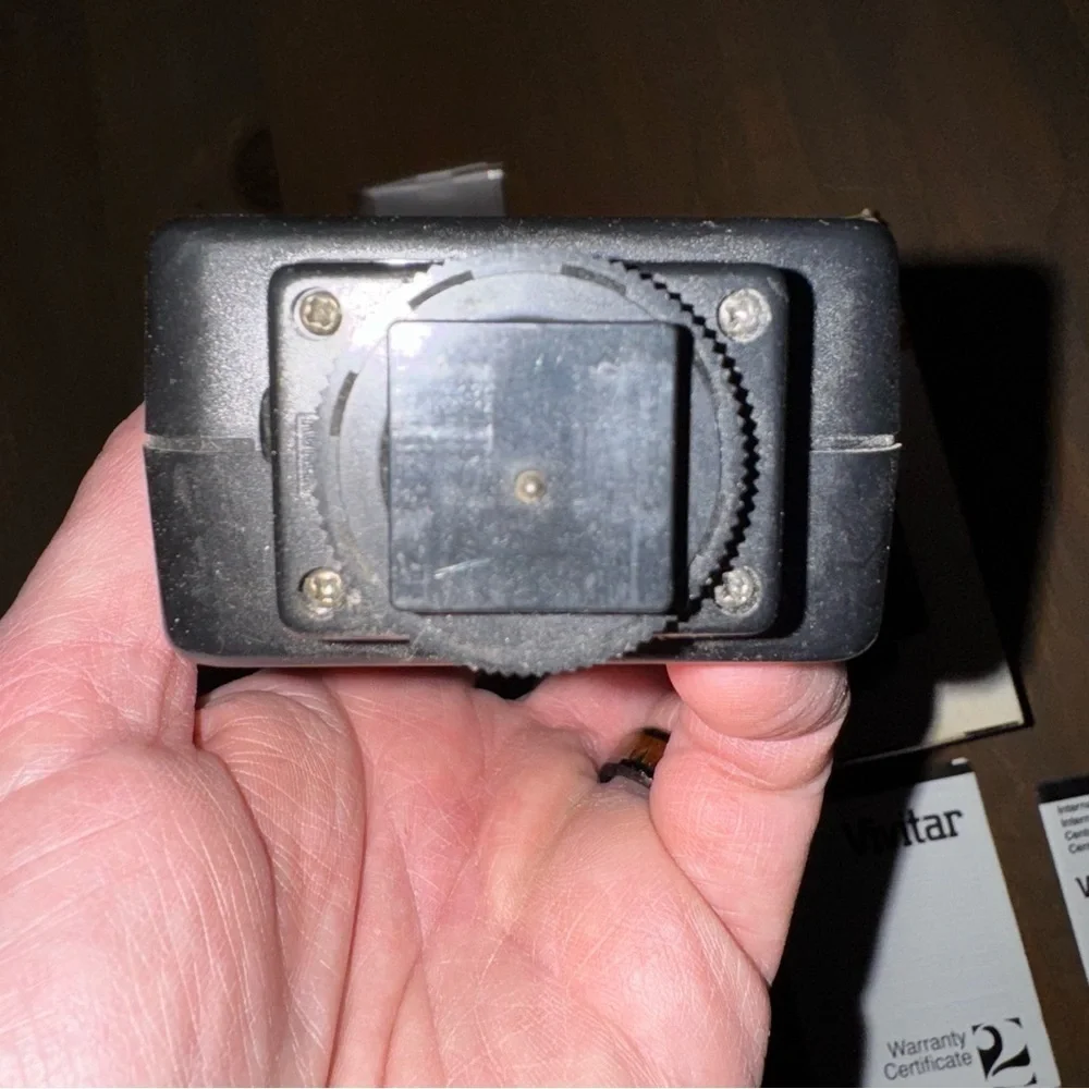 Vtg Vivitar Auto Thyristor 2800 Shoe Mount Flash Working W/ Filters, Box, Manual